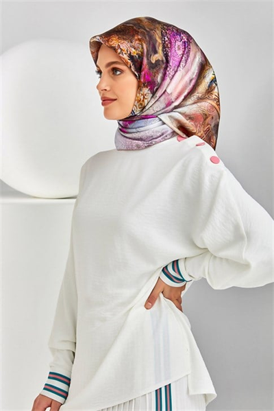 Armine Twill İpek Eşarp 20Ya8318 03
