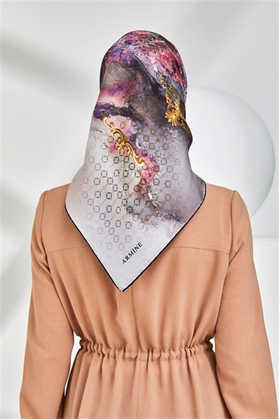 Armine Twill İpek Eşarp 20Ya8318 86