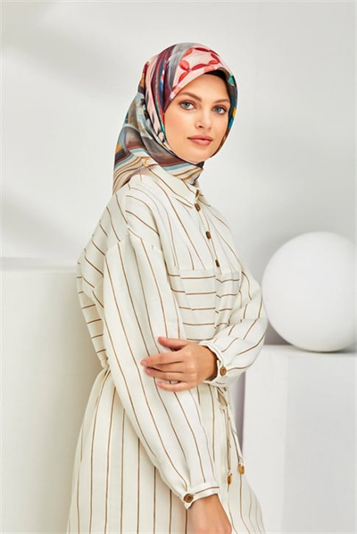 Armine Twill İpek Eşarp 20Ya8319 80
