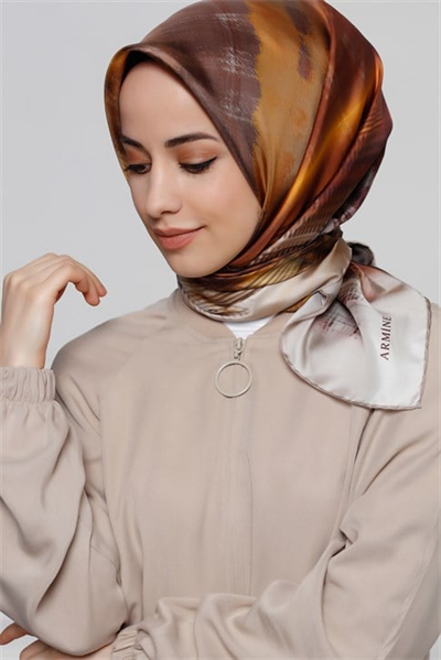 Armine Twill İpek Eşarp 20Ya8323 35