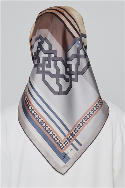 Armine Twill İpek Eşarp 20Ya8334 32