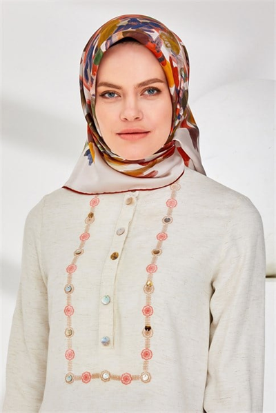 Armine Twill İpek Eşarp 20Ya8336 07