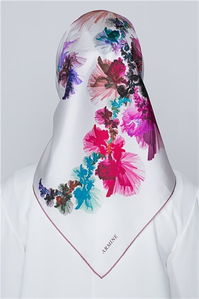 Armine Twill İpek Eşarp 20Ya8337 08