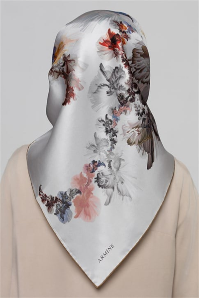 Armine Twill İpek Eşarp 20Ya8337 36