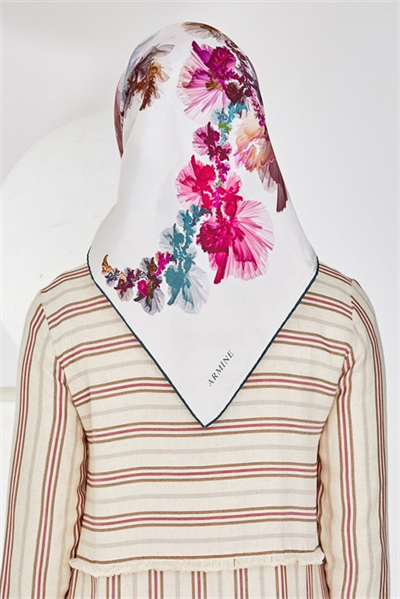 Armine Twill İpek Eşarp 20Ya8337 82