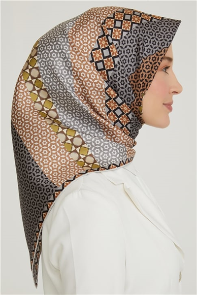 Armine Twill İpek Eşarp 21KA8669 33