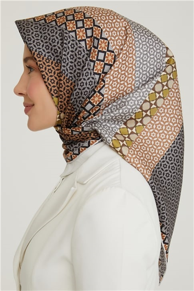 Armine Twill İpek Eşarp 21KA8669 33