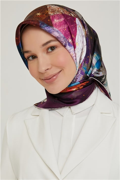 Armine Twill İpek Eşarp 21Ka8608 03
