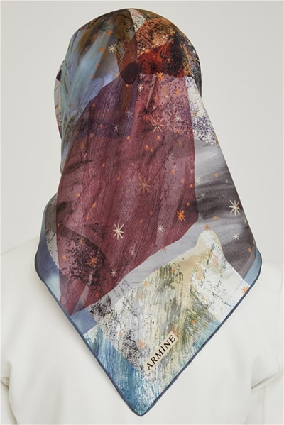 Armine Twill İpek Eşarp 21Ka8608 32