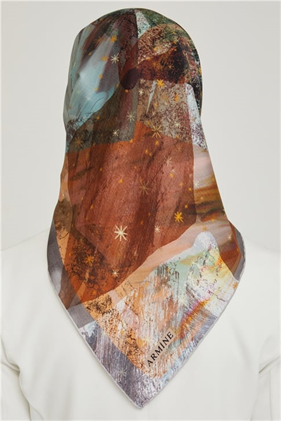 Armine Twill İpek Eşarp 21Ka8608 37