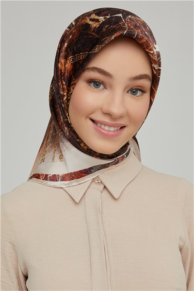 Armine Twill İpek Eşarp 21Ka8615 03