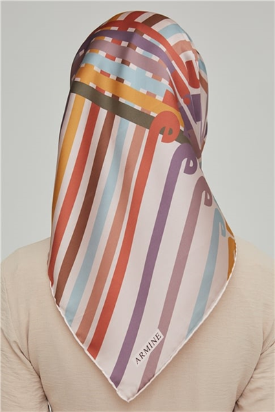 Armine Twill İpek Eşarp 21Ka8617 34