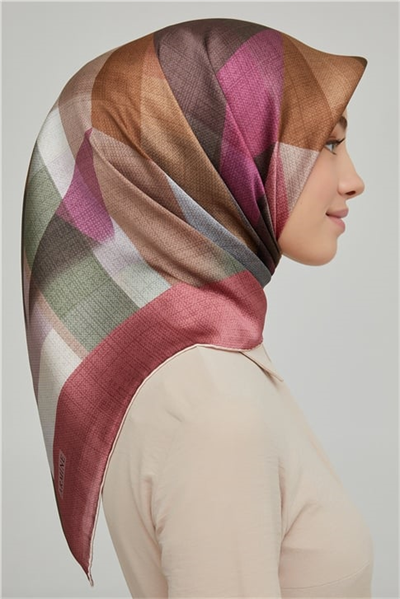 Armine Twill İpek Eşarp 21Ka8623 06