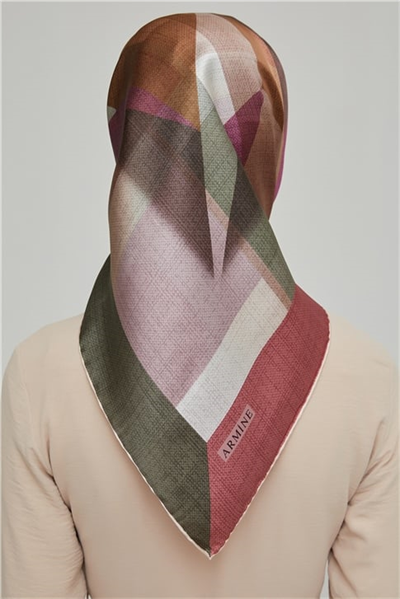 Armine Twill İpek Eşarp 21Ka8623 06