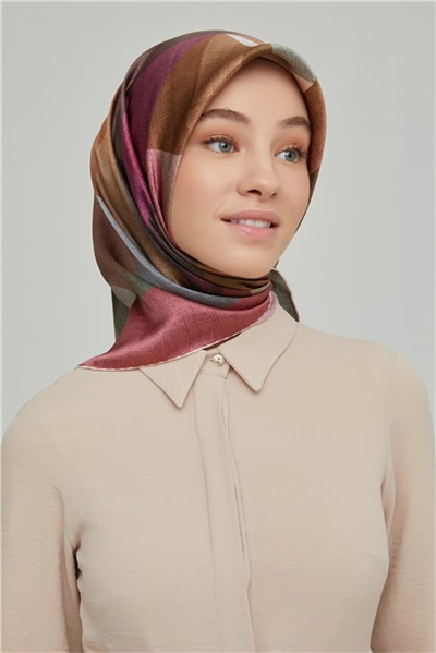 Armine Twill İpek Eşarp 21Ka8623 06