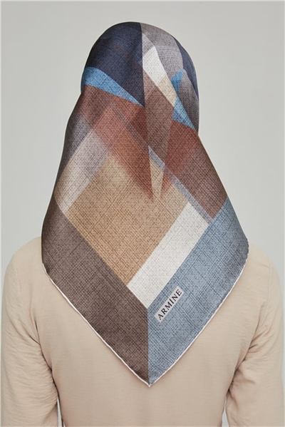Armine Twill İpek Eşarp 21Ka8623 08