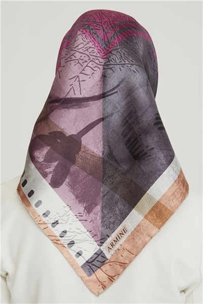 Armine Twill İpek Eşarp 21Ka8625 05