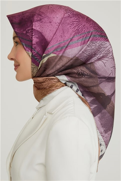 Armine Twill İpek Eşarp 21Ka8625 05
