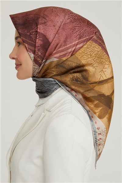Armine Twill İpek Eşarp 21Ka8625 08