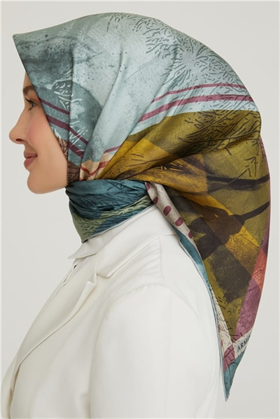 Armine Twill İpek Eşarp 21Ka8625 31