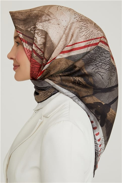 Armine Twill İpek Eşarp 21Ka8625 33