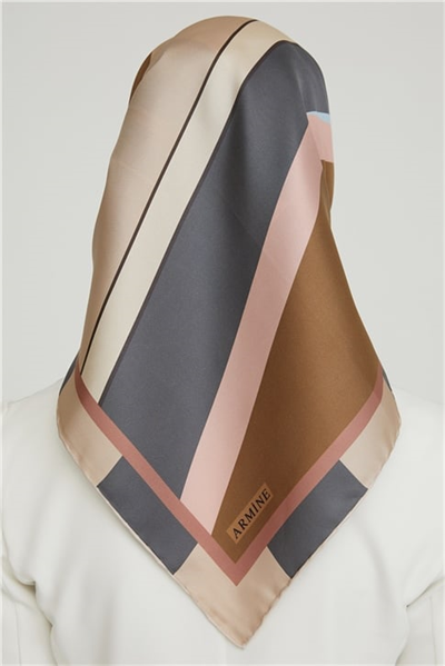 Armine Twill İpek Eşarp 21Ka8629 08