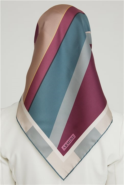 Armine Twill İpek Eşarp 21Ka8629 31