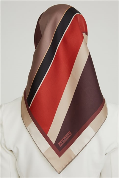 Armine Twill İpek Eşarp 21Ka8629 36