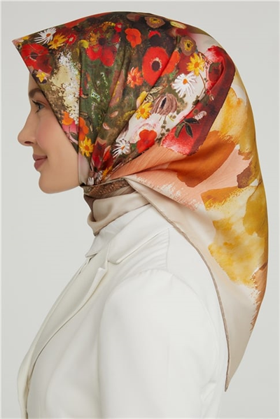 Armine Twill İpek Eşarp 21Ka8630 01