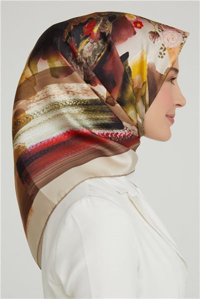 Armine Twill İpek Eşarp 21Ka8630 01