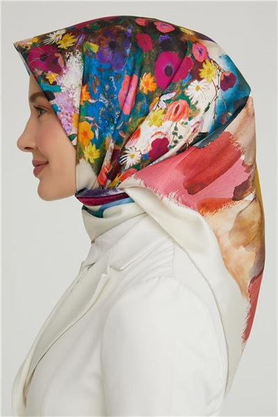 Armine Twill İpek Eşarp 21Ka8630 02