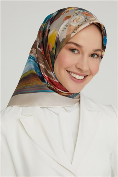 Armine Twill İpek Eşarp 21Ka8630 03