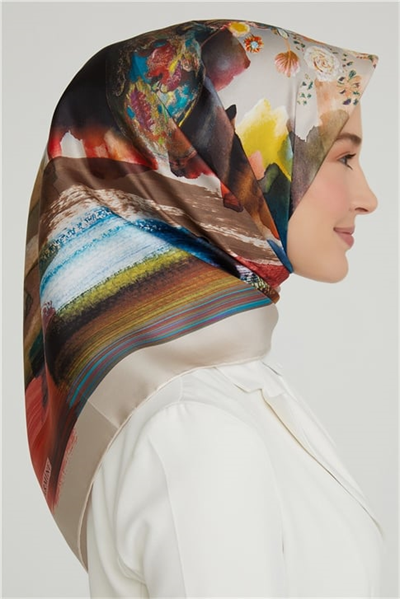 Armine Twill İpek Eşarp 21Ka8630 03
