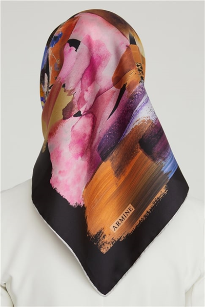 Armine Twill İpek Eşarp 21Ka8630 06