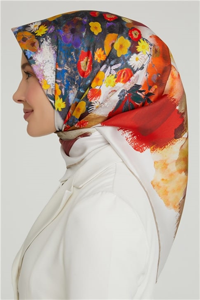 Armine Twill İpek Eşarp 21Ka8630 33