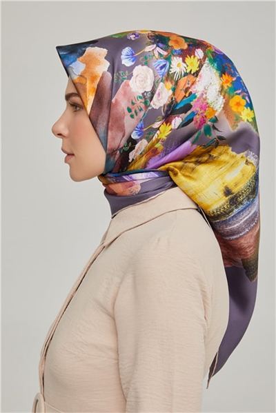 Armine Twill İpek Eşarp 21Ka8630 34