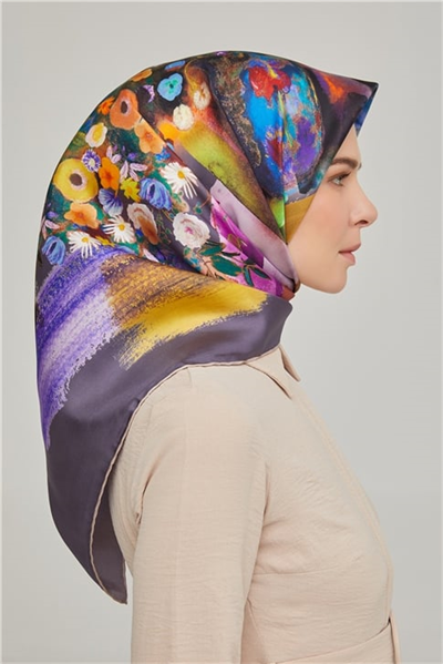 Armine Twill İpek Eşarp 21Ka8630 34