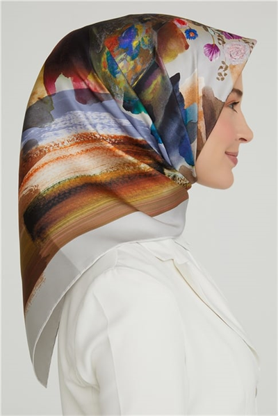 Armine Twill İpek Eşarp 21Ka8630 35