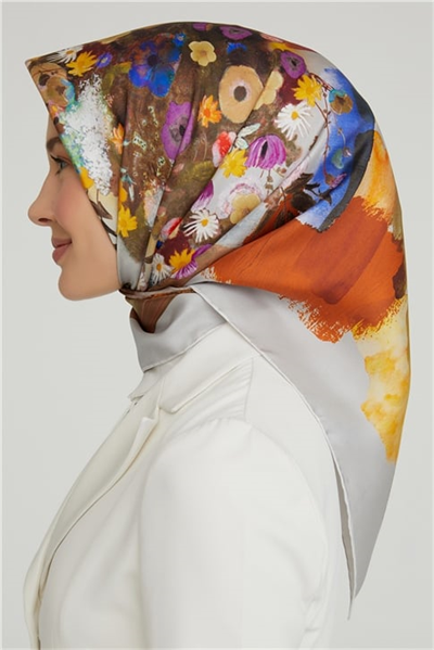 Armine Twill İpek Eşarp 21Ka8630 35