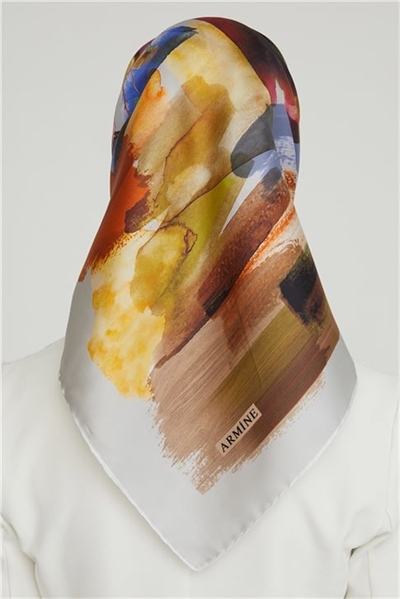 Armine Twill İpek Eşarp 21Ka8630 35