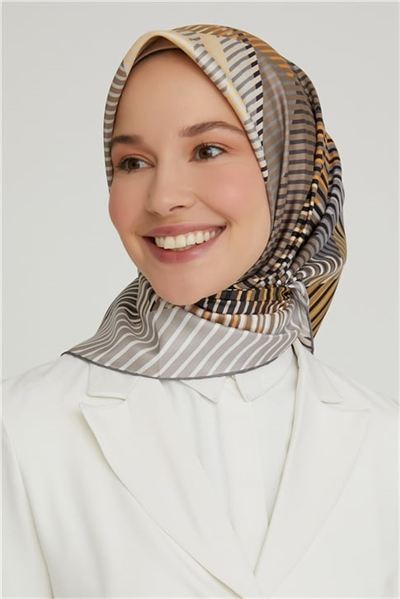 Armine Twill İpek Eşarp 21Ka8635 04