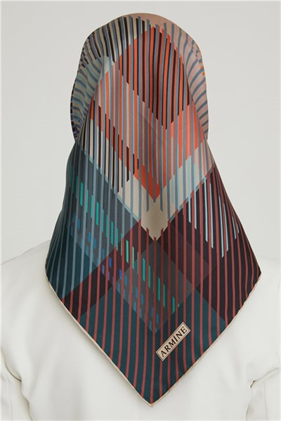 Armine Twill İpek Eşarp 21Ka8635 33