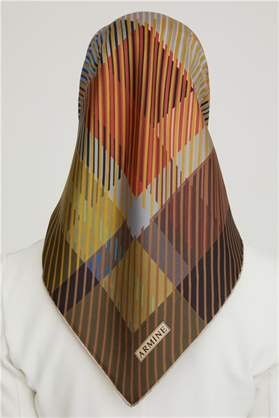 Armine Twill İpek Eşarp 21Ka8635 34