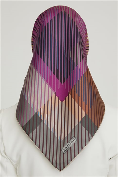 Armine Twill İpek Eşarp 21Ka8635 37