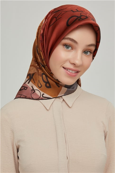 Armine Twill İpek Eşarp 21Ka8637 35