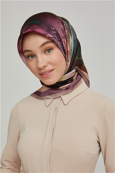 Armine Twill İpek Eşarp 21Ka8643 02