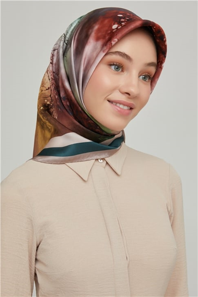 Armine Twill İpek Eşarp 21Ka8643 08