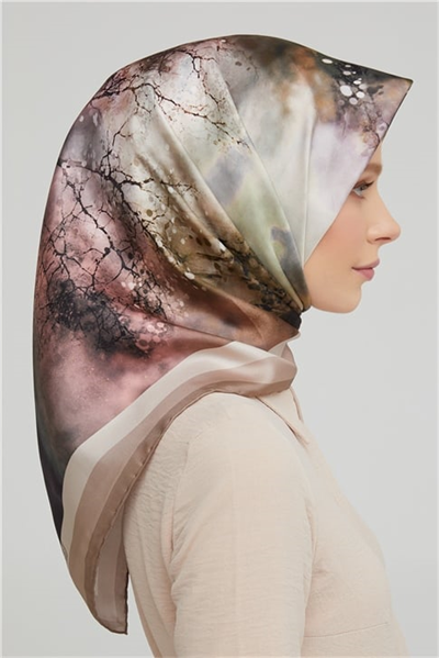 Armine Twill İpek Eşarp 21Ka8643 34
