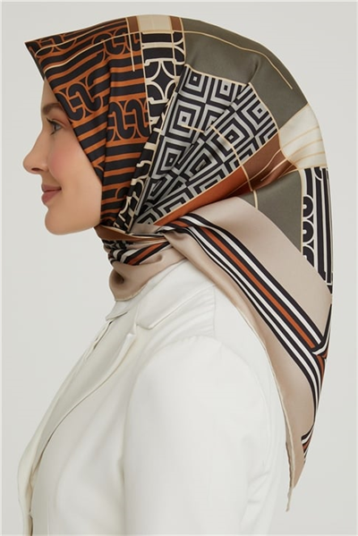 Armine Twill İpek Eşarp 21Ka8647 33