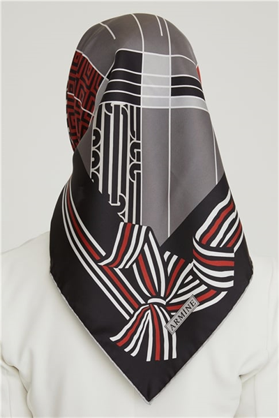 Armine Twill İpek Eşarp 21Ka8647 36